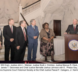 Chief Justice Pascal F. Calogero, Jr. Courthouse Building Naming Ceremony – December 10, 2019
