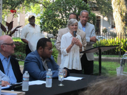 Phoebe Ferguson speaking at Plessy Day 2016.jpg